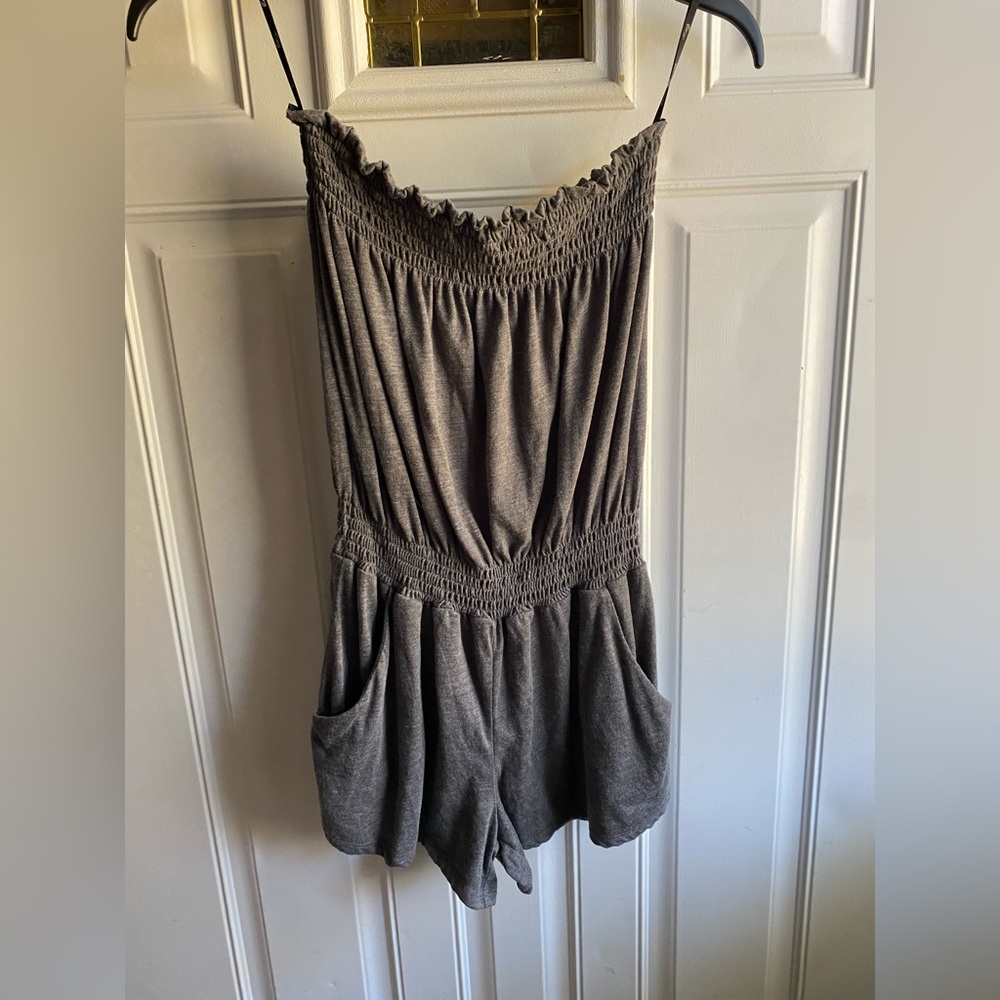 Gray Romper